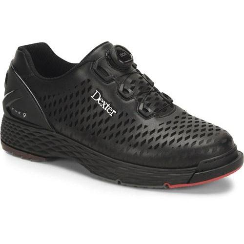 Dexter Mens C9 Bowling Shoes Lazer/Black - Right or Left Hand, ideal for bowling.