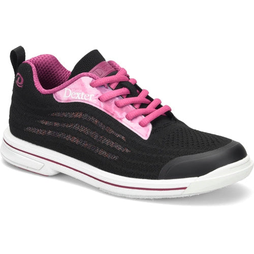 Dexter Women's DexLite Black Pink Bowling Shoes