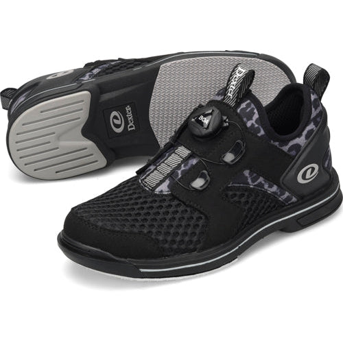 Dexter Women's DexLite Pro BOA Right Hand Bowling Shoes - Black/Leopard.