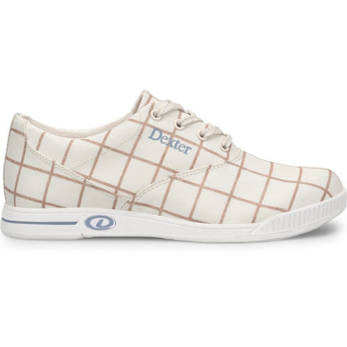 Dexter Women's Kerrie Cream Plaid Bowling Shoes