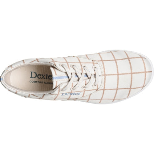 Dexter Women's Kerrie Cream Plaid Bowling Shoes