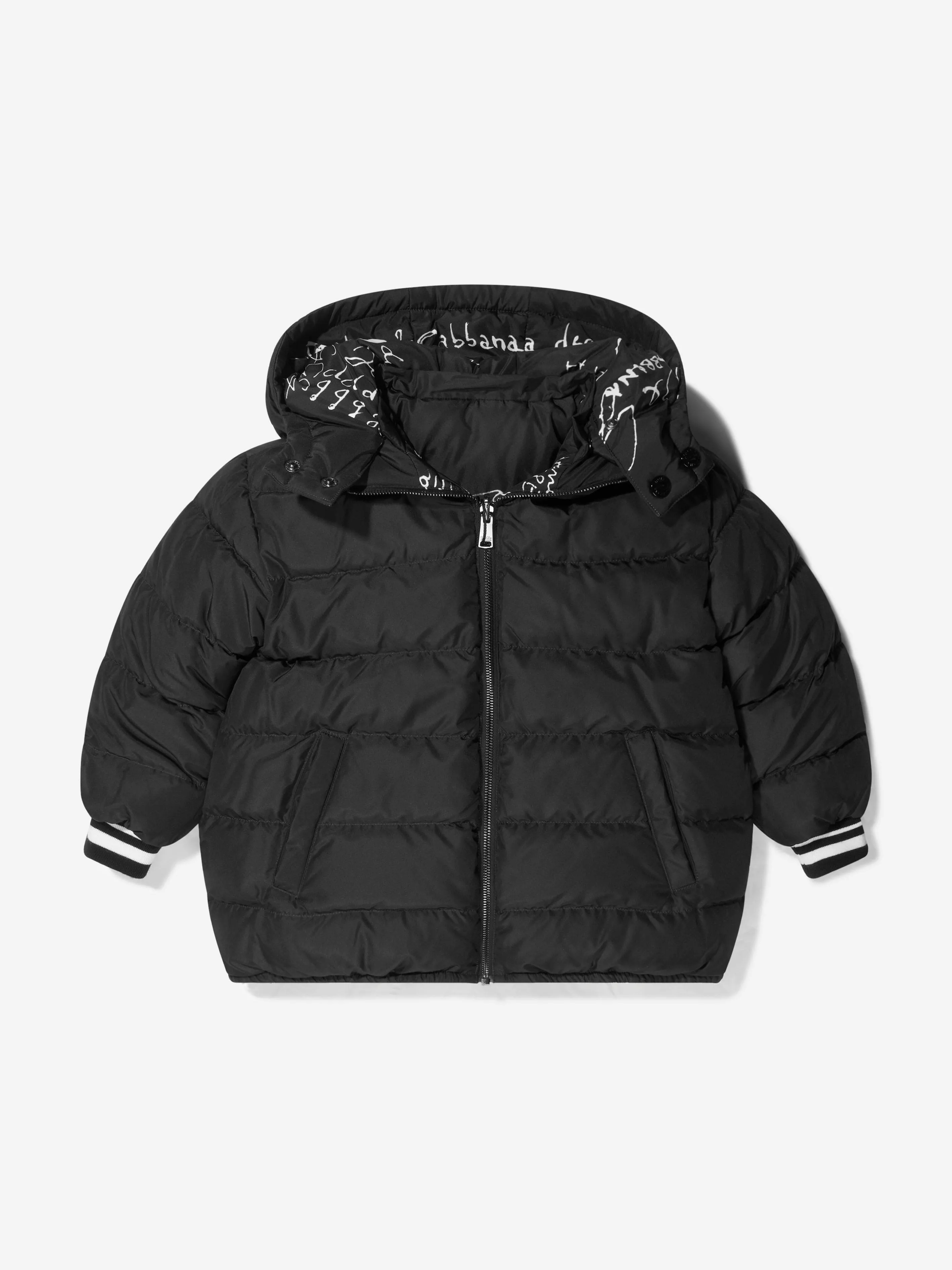 Dolce & Gabbana Girls Black Padded Jacket