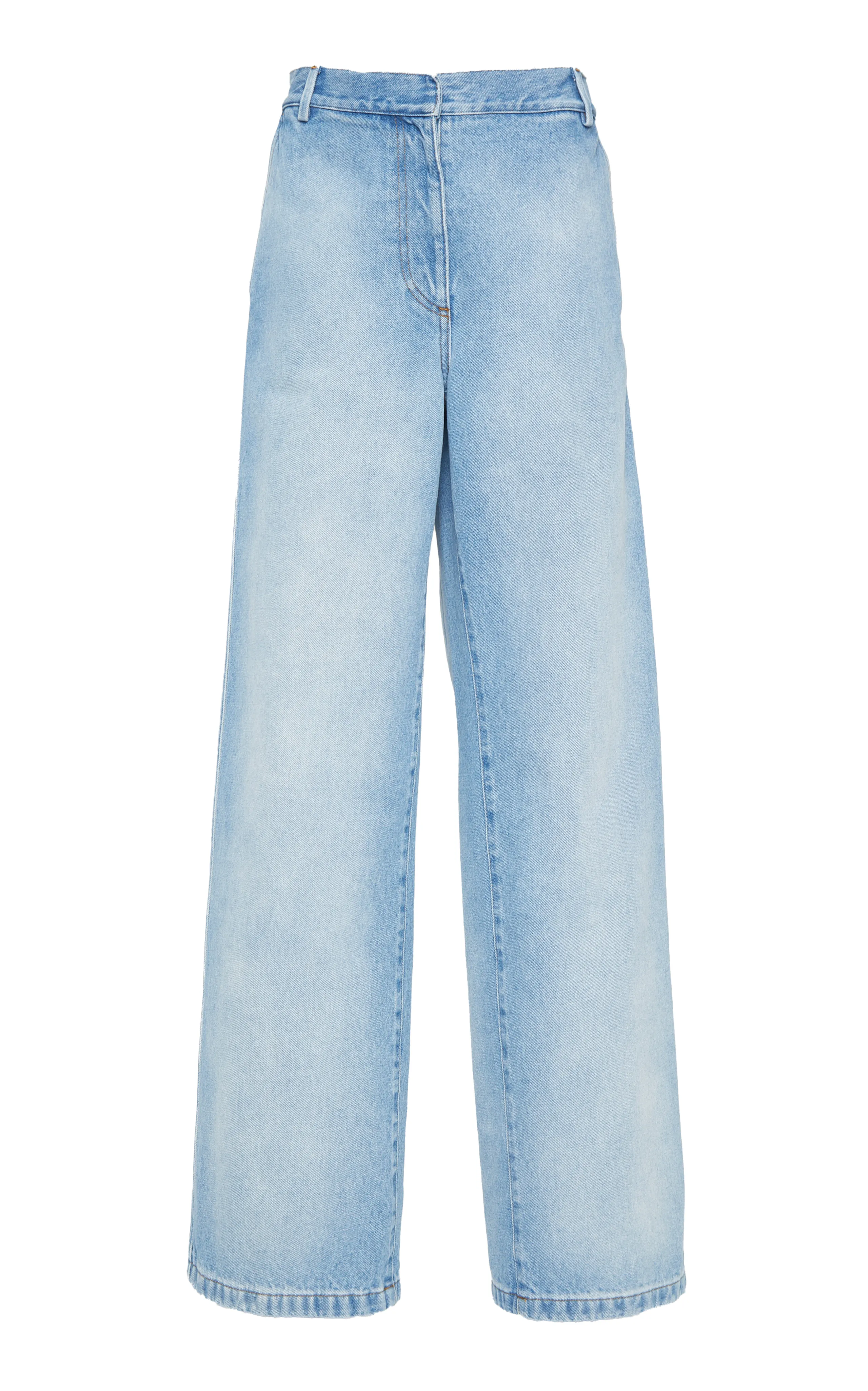 Dries Van Noten Paxy Rigid High-Rise Wide-Leg Jeans