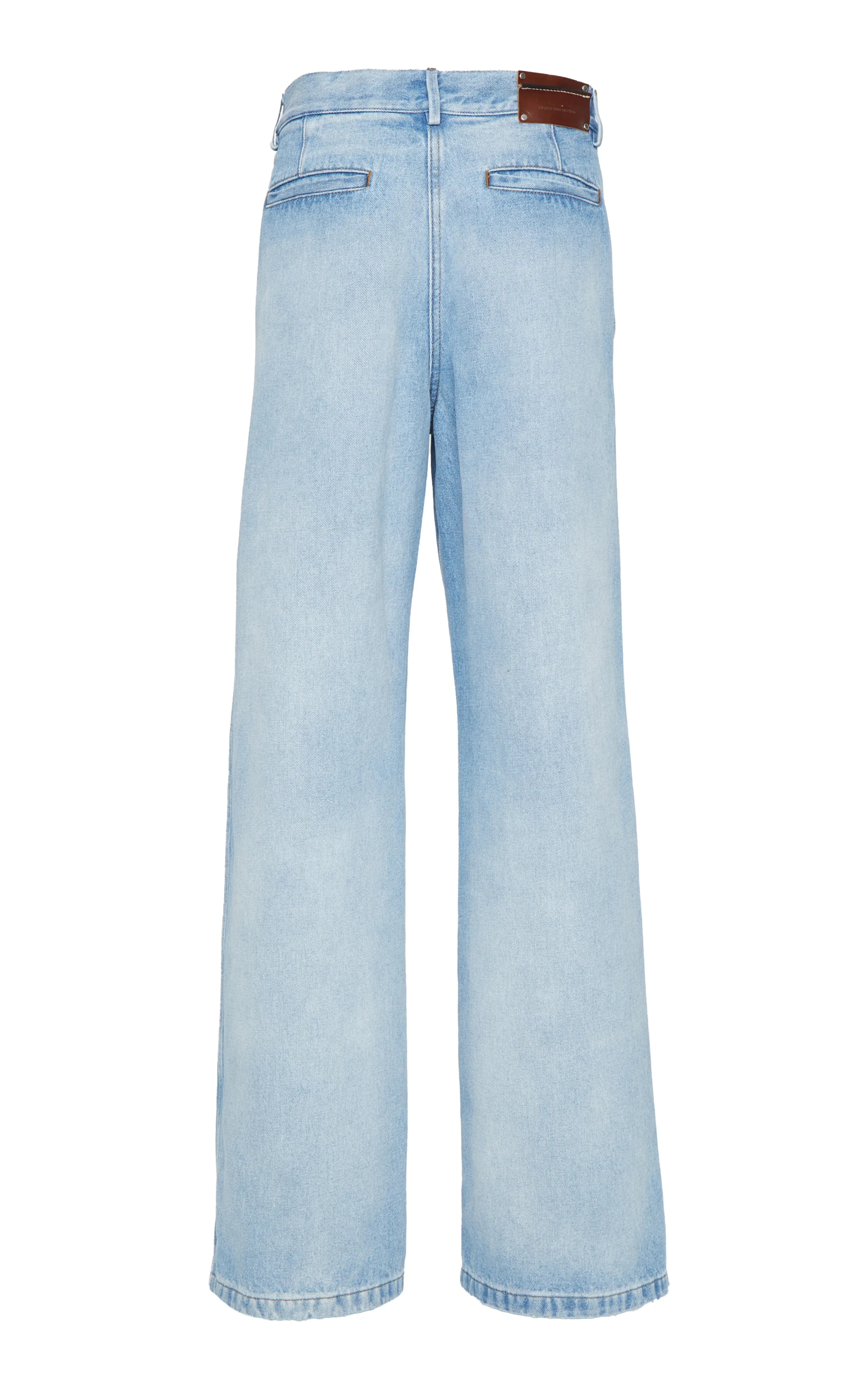 Dries Van Noten Paxy Rigid High-Rise Wide-Leg Jeans