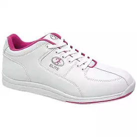 Elite White Womens Bowling Shoes