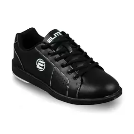 Men's Wide Width Black Bowling Shoes - Elite Classic