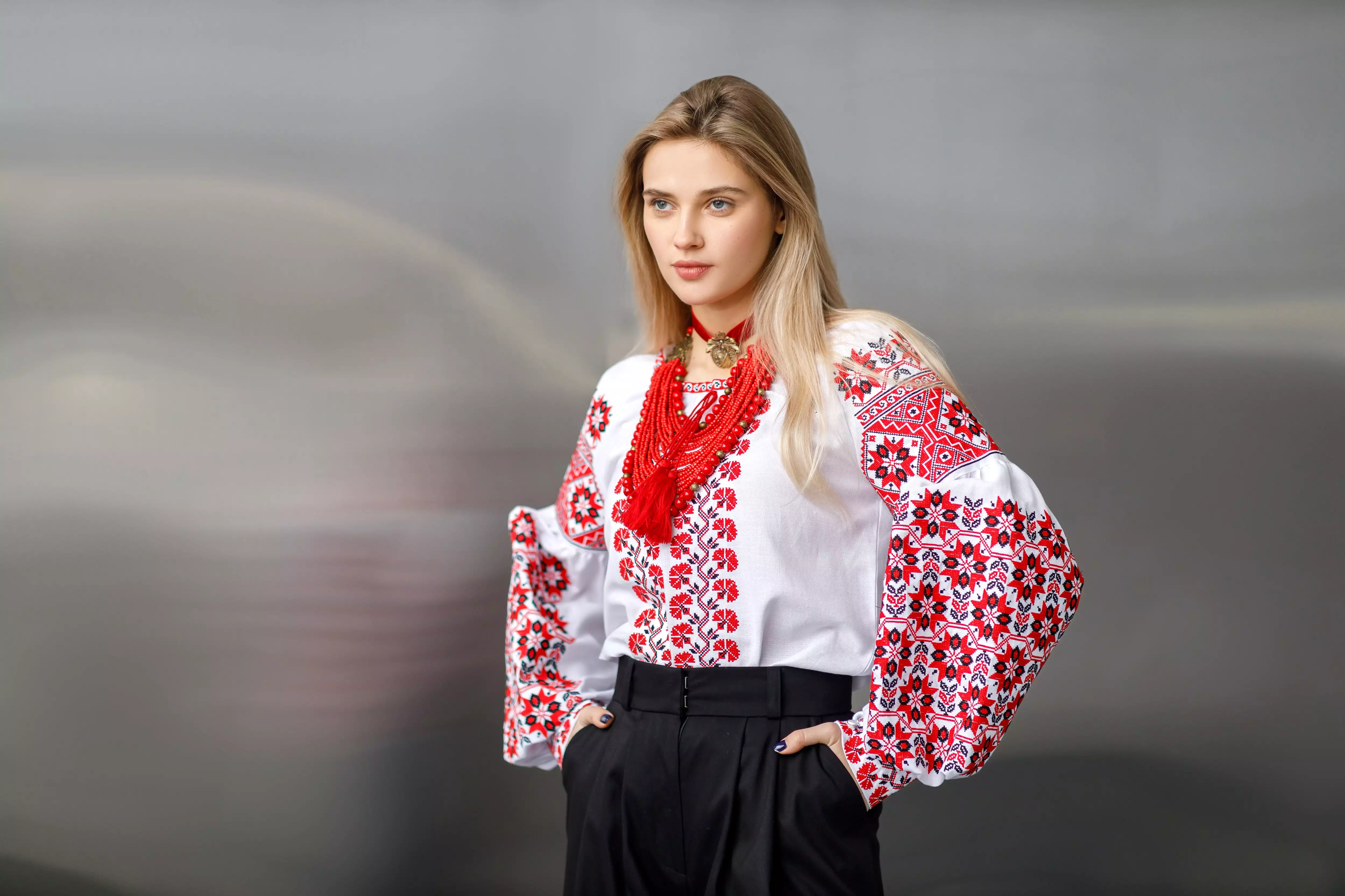 Embroidered Cherkasy Blouse