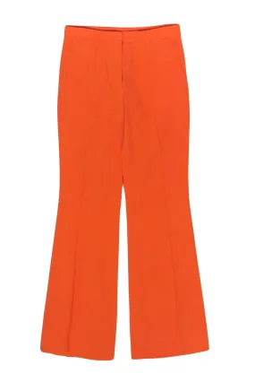 Etro Orange Bootcut Tailored Pants Sz 4