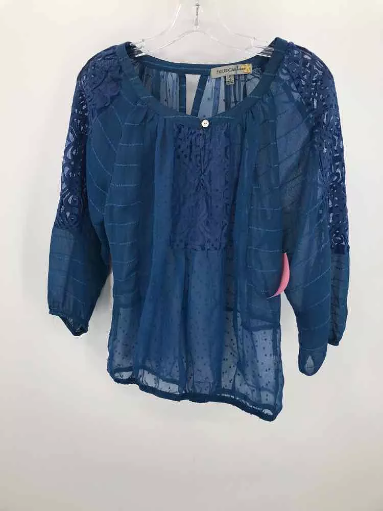 Figueroa & Flower Blue Small Blouse - Used