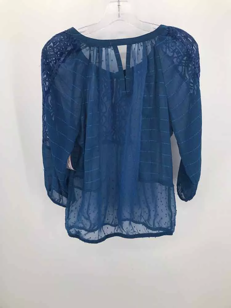 Figueroa & Flower Blue Small Blouse - Used