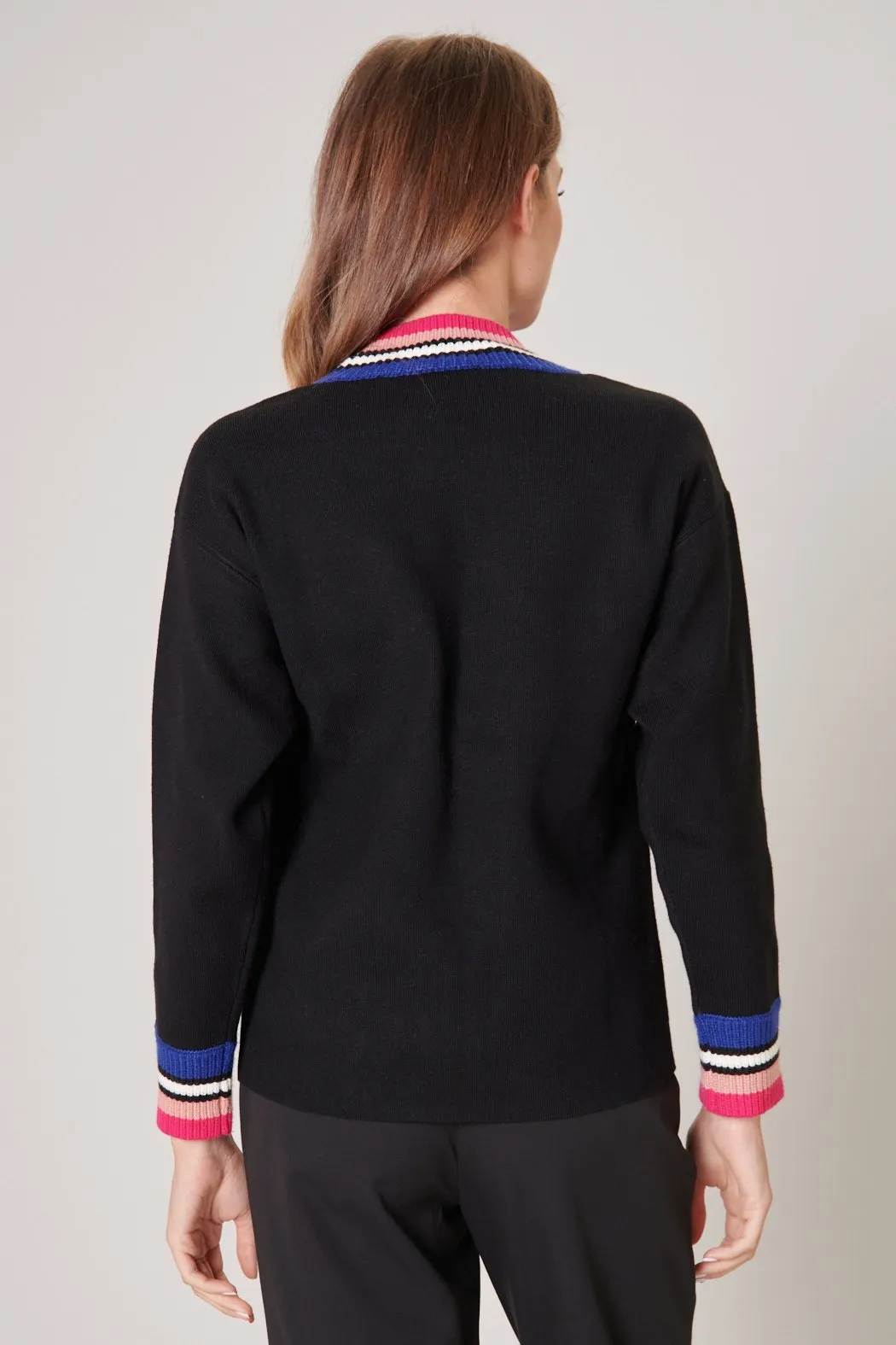 Fool For You Multicolored High Neck Sweater