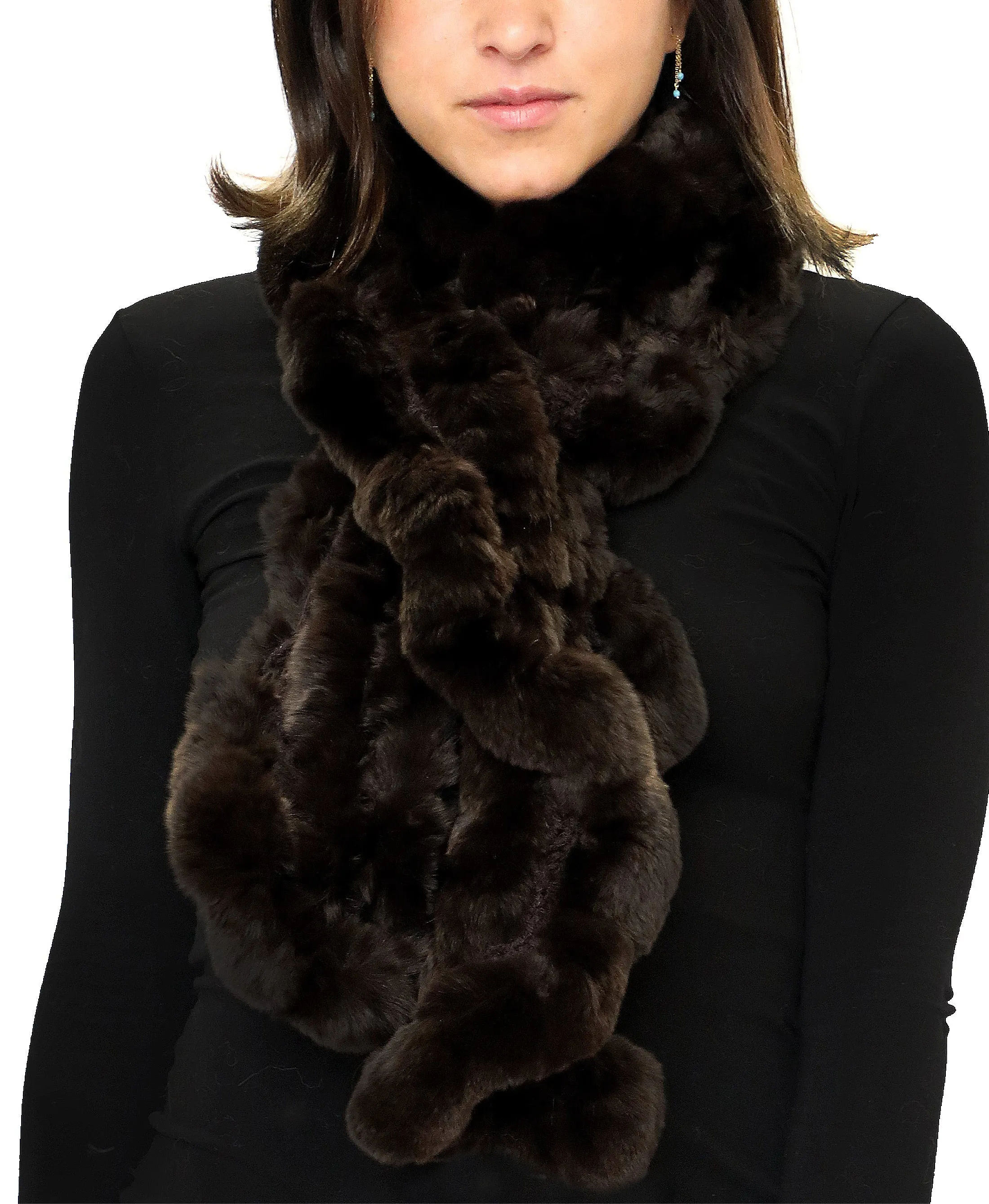 Fur Crochet Scarf