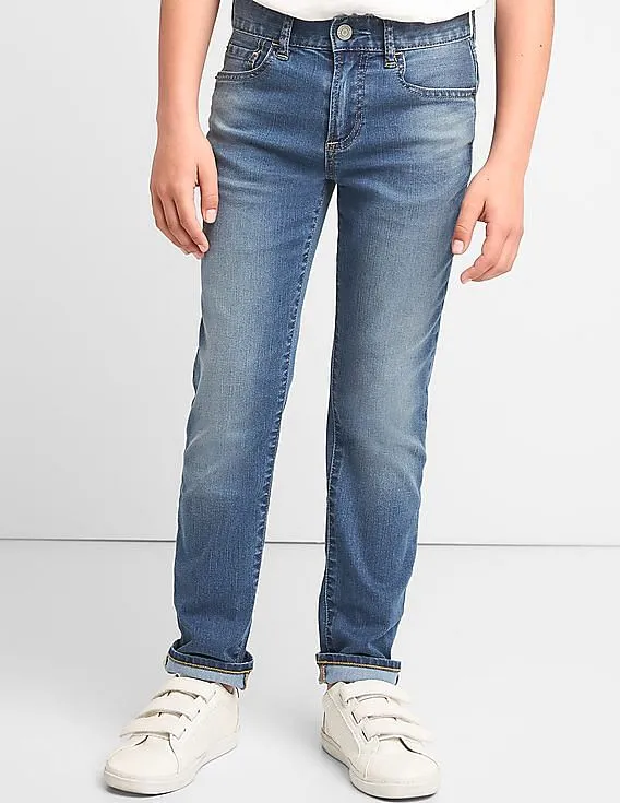 GAP Boys Blue Slim Jeans WearLight