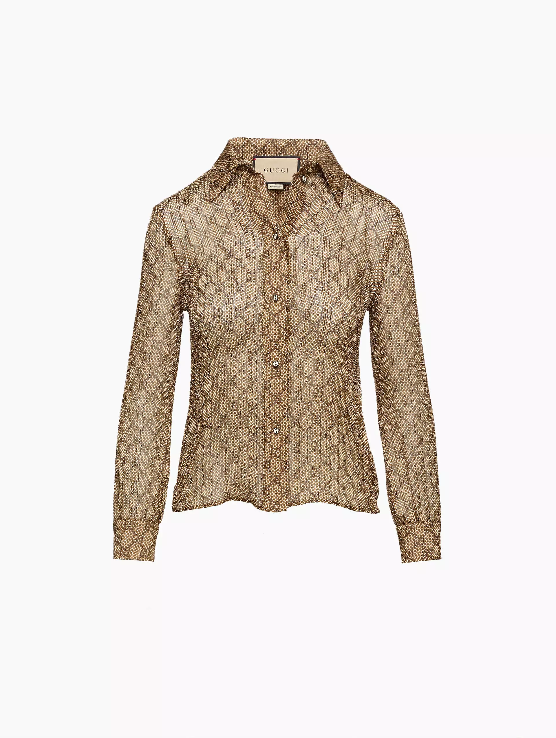 GG Damier Printed Blouse