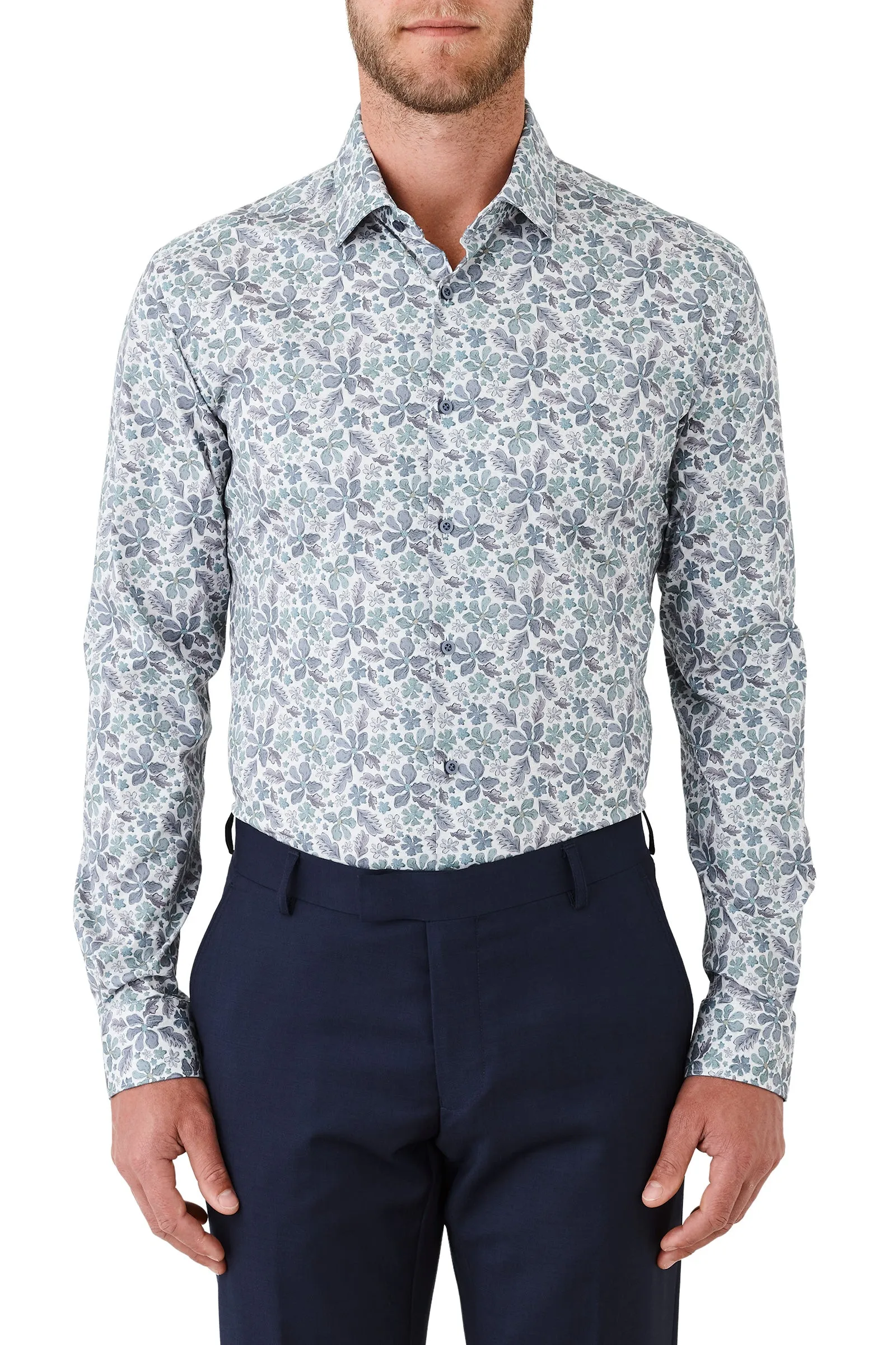 Gibson Motion Shirt - Pastel Floral Multi