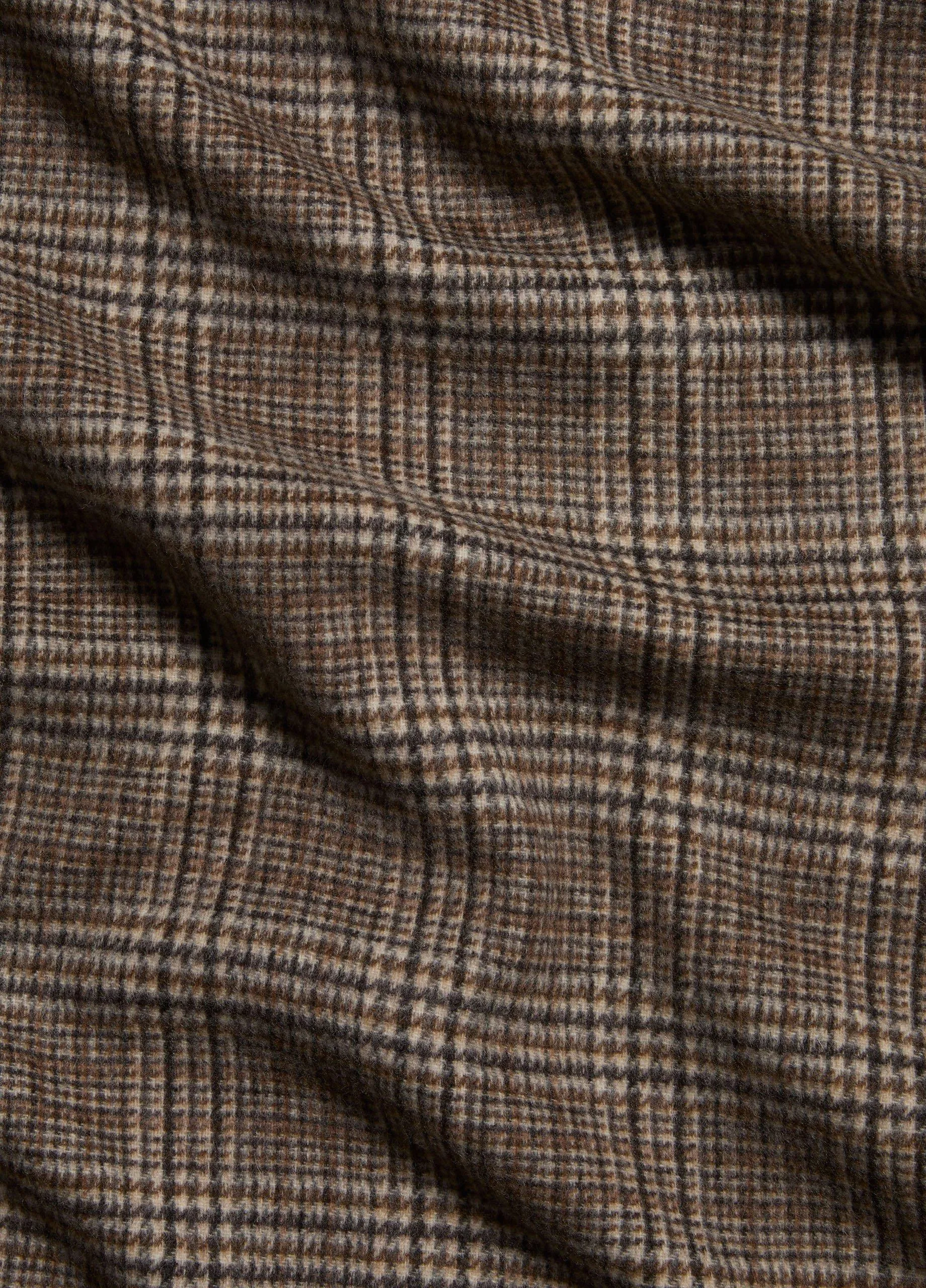 Glen Plaid Cashmere Scarf