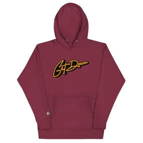 Graffiti Lettering Hoodie Maroon