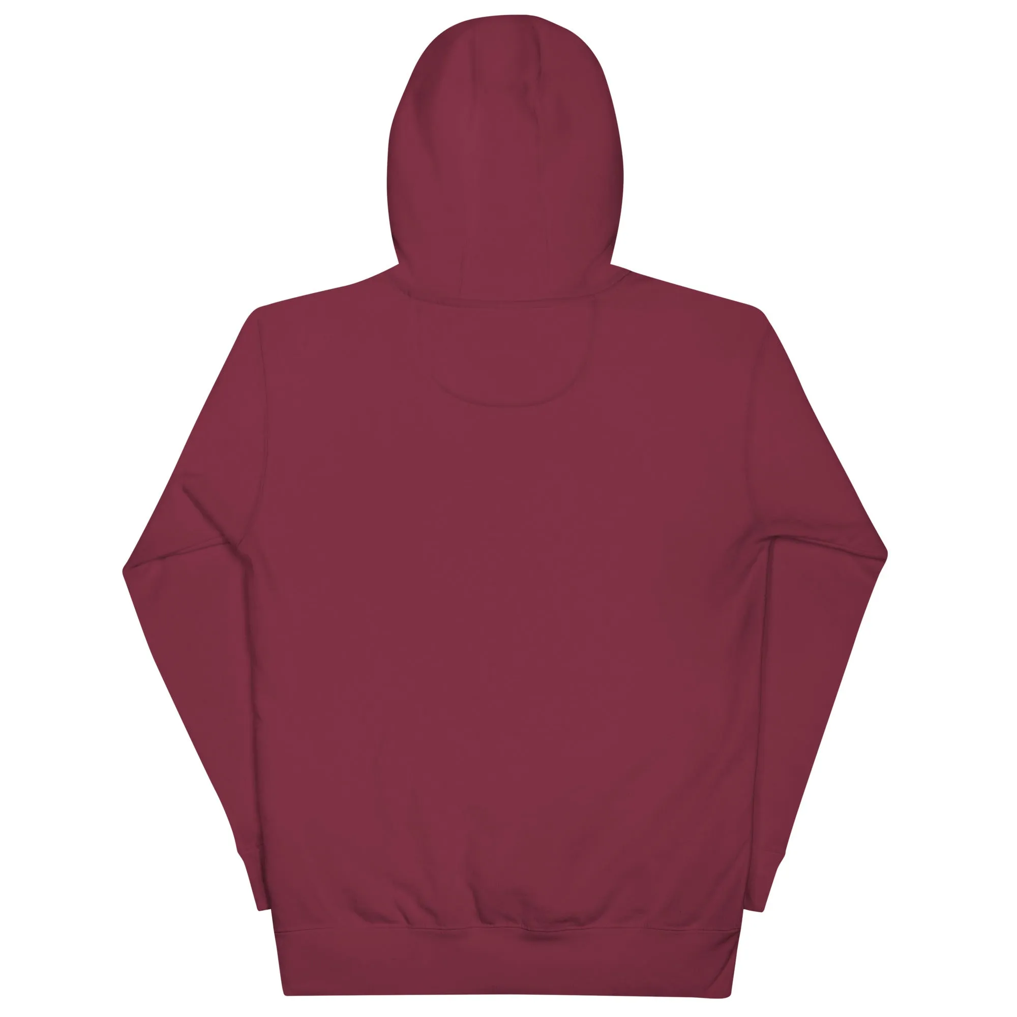 Graffiti Lettering Hoodie Maroon