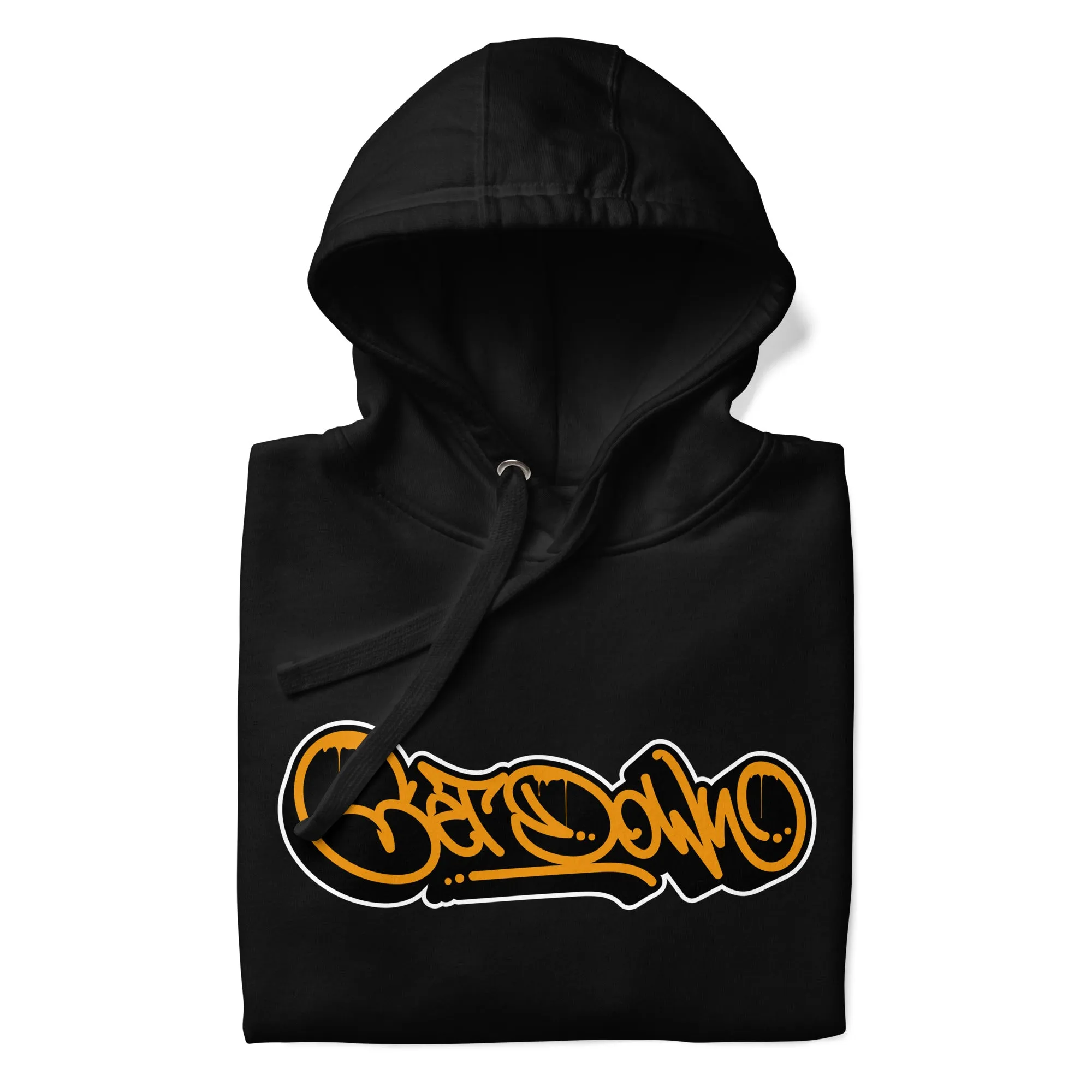 Graffiti Tag Hoodie Black