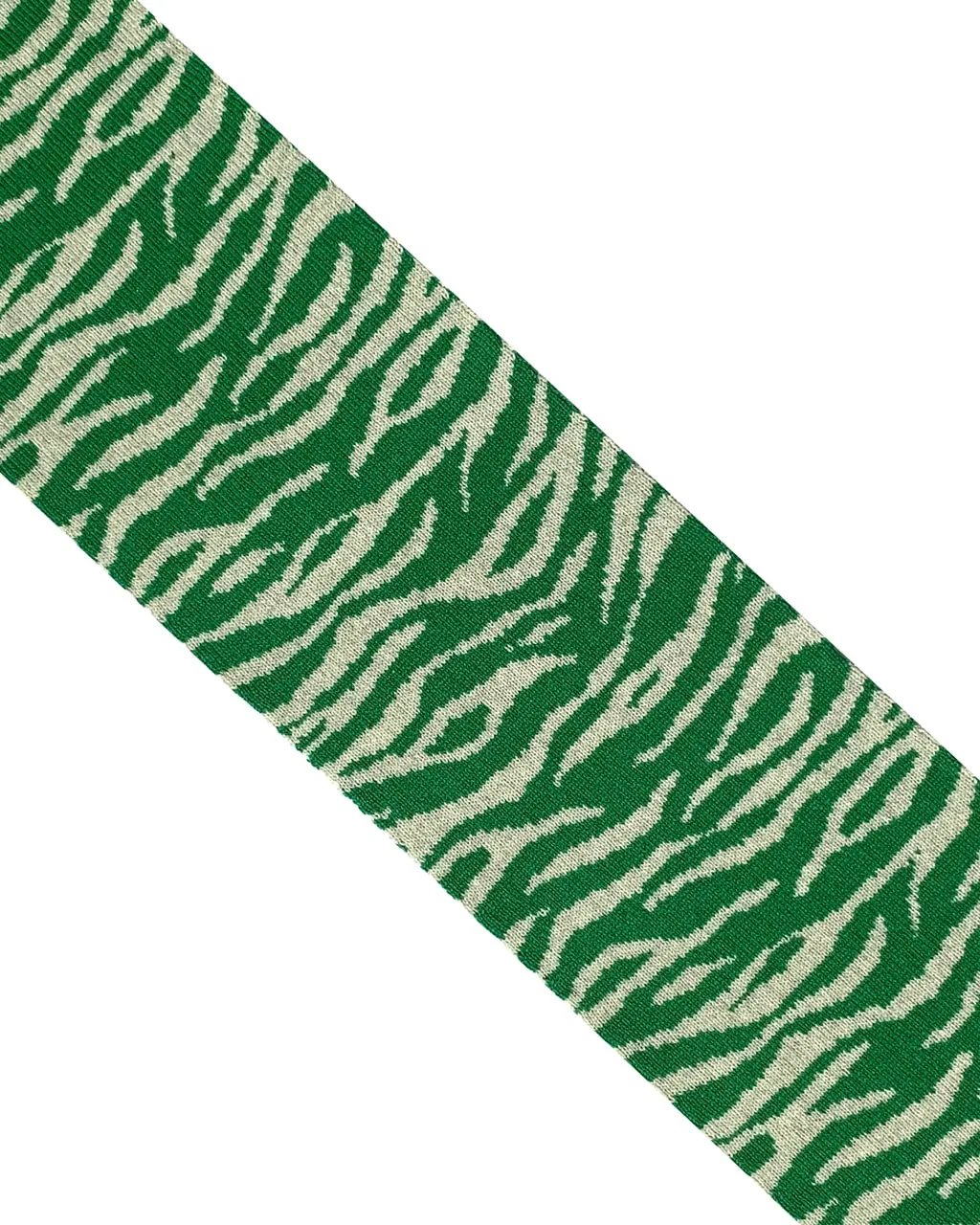 Green Tiger Wool and Cashmere Scarf