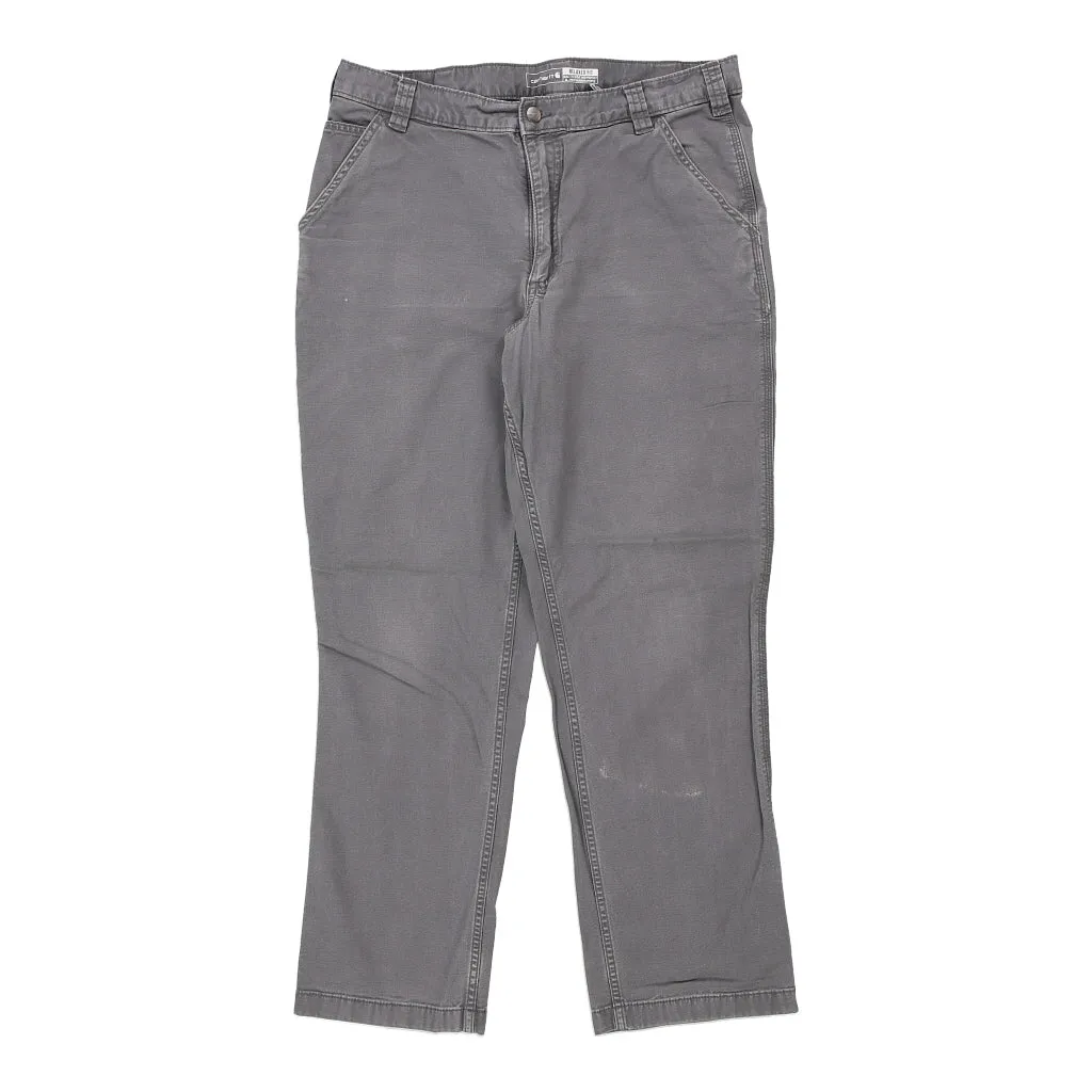 Grey Carhartt Cotton Jeans 36W 32L