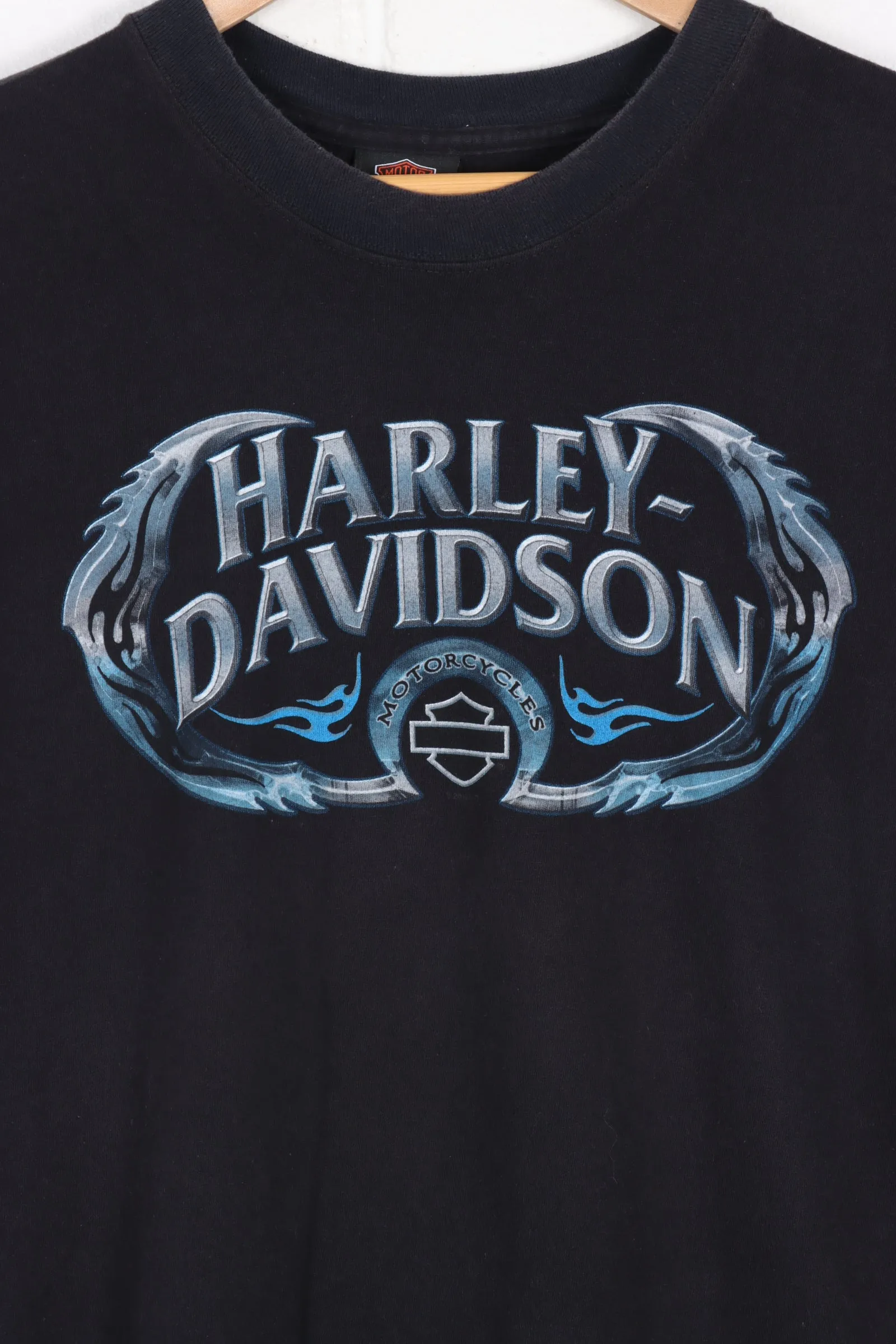 HARLEY DAVIDSON Blue Chrome Illinois Destination T-Shirt (S-M)