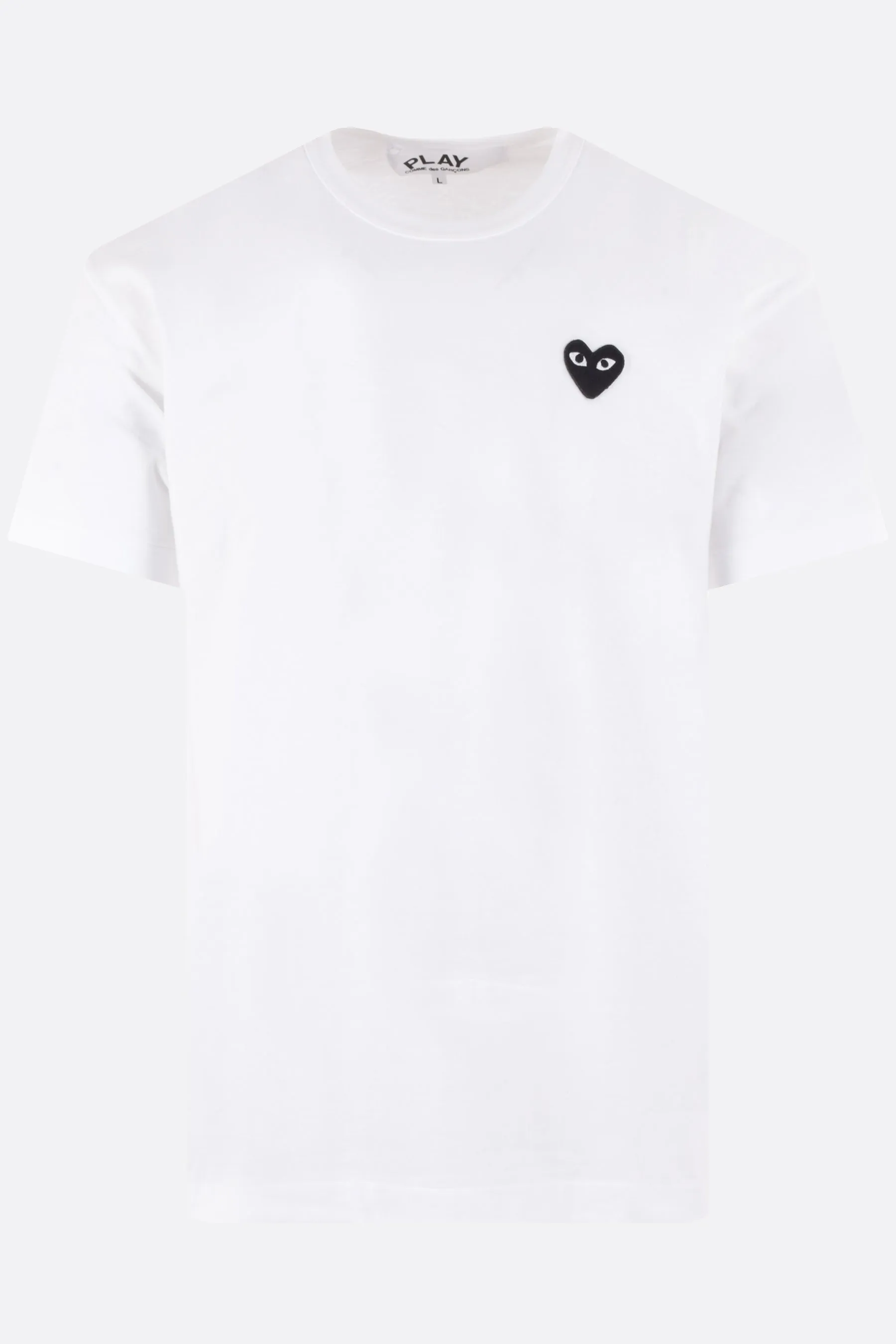 Heart logo patch cotton t-shirt - Google SEO friendly result: Cotton t-shirt with heart logo patch