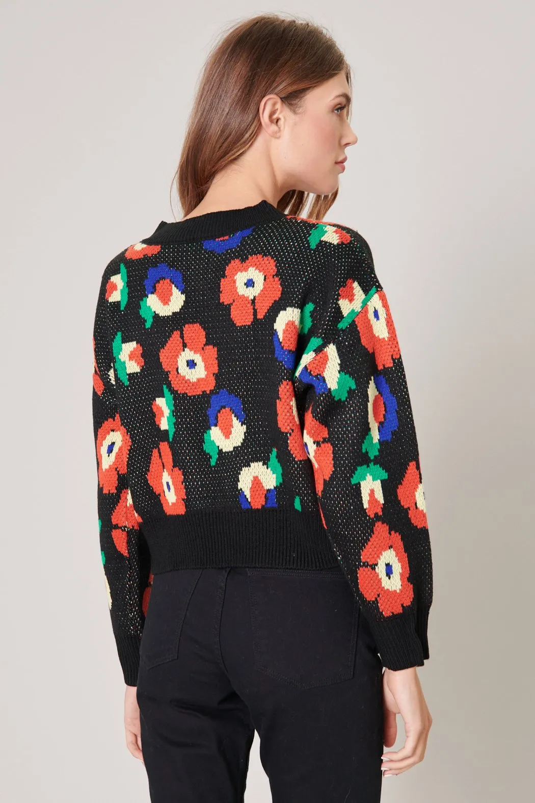 Highgarden Drop Sleeve Cropped Sweater