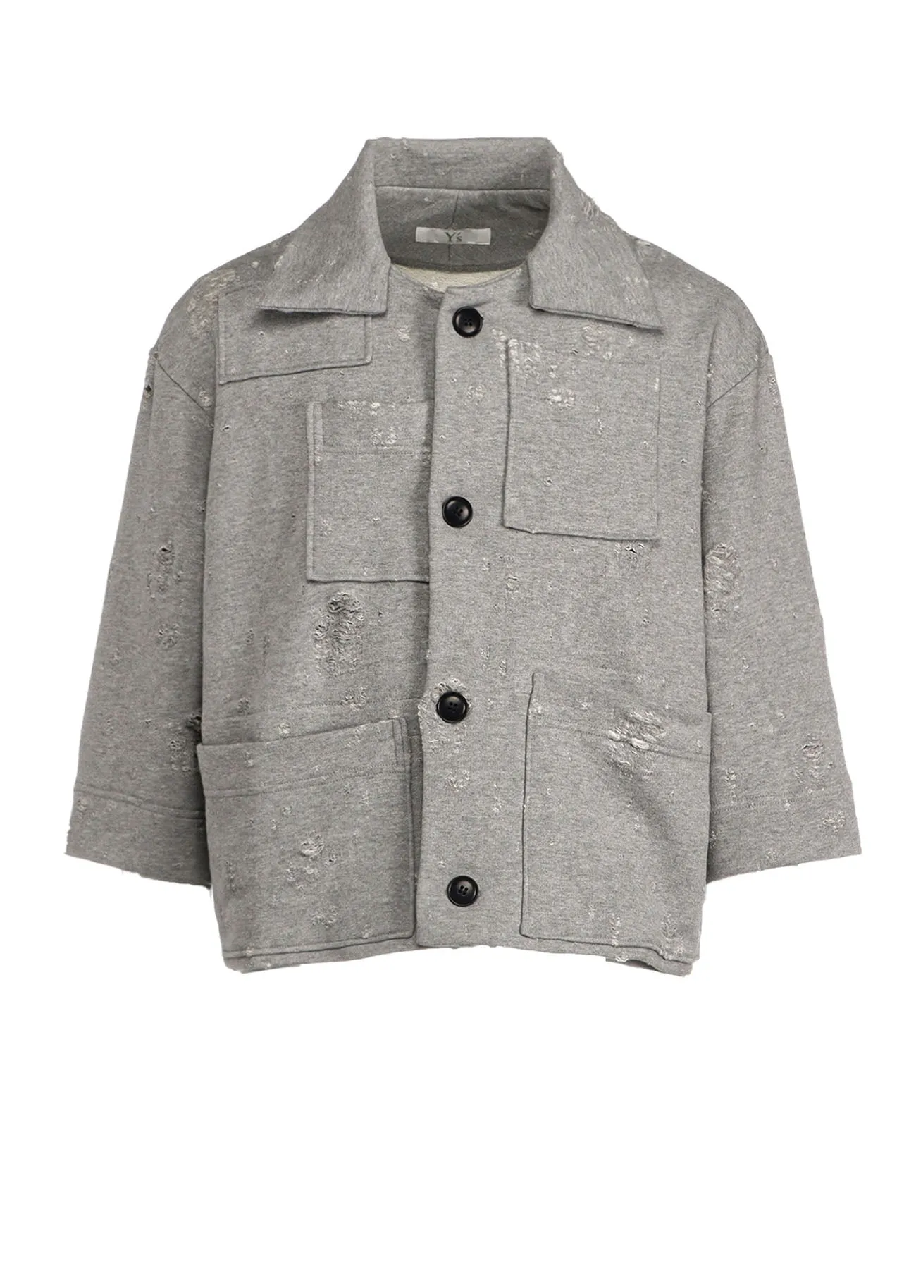 Holed JQ French Terry Pocket Jacket