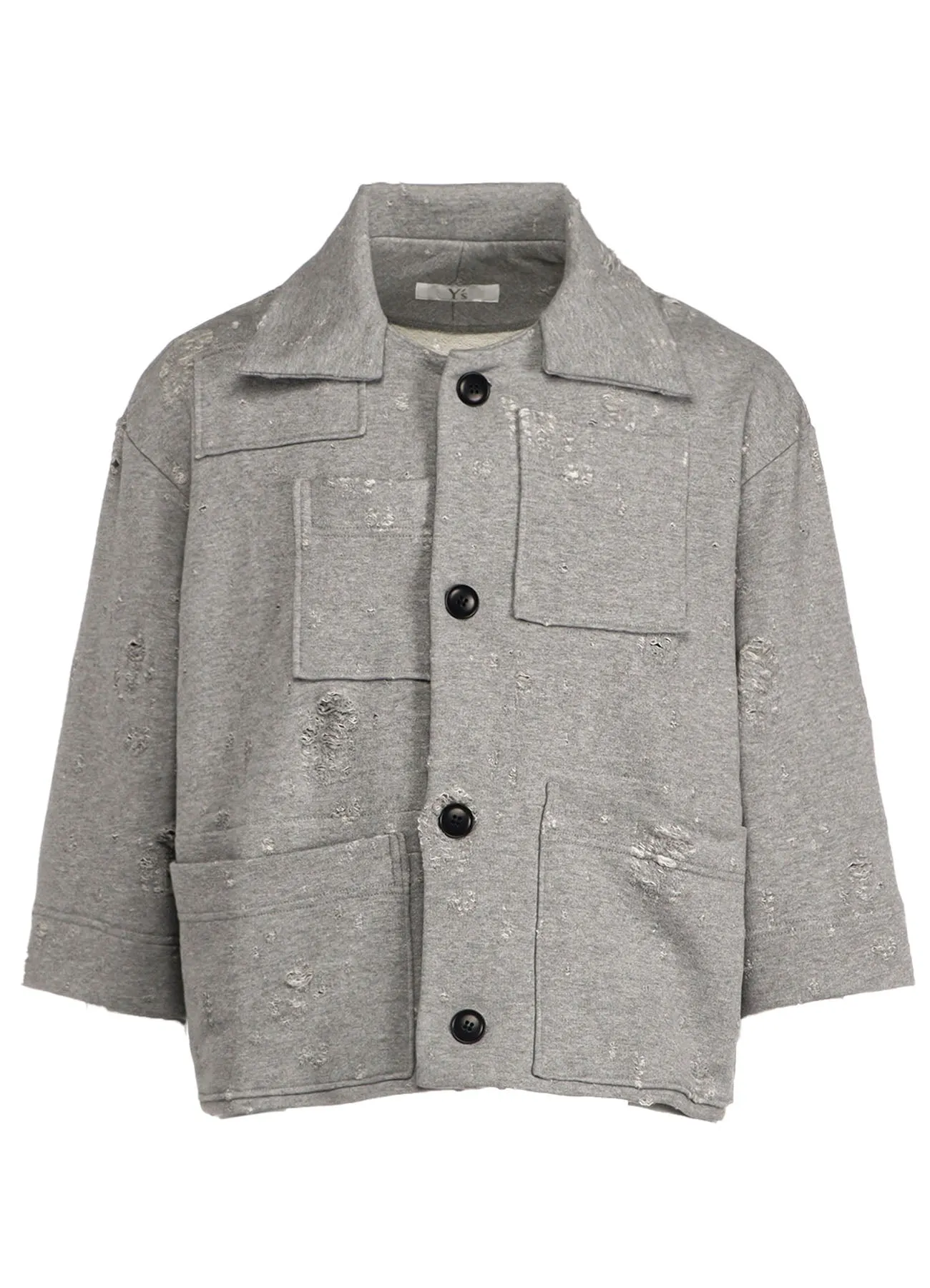 Holed JQ French Terry Pocket Jacket