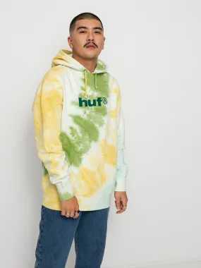 HUF Lo-Fi Tiedye Hoodie in Gold