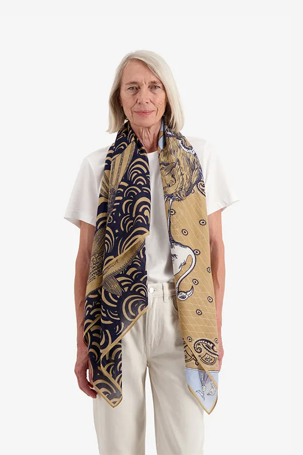 Inoui Editions Beige Square Scarf