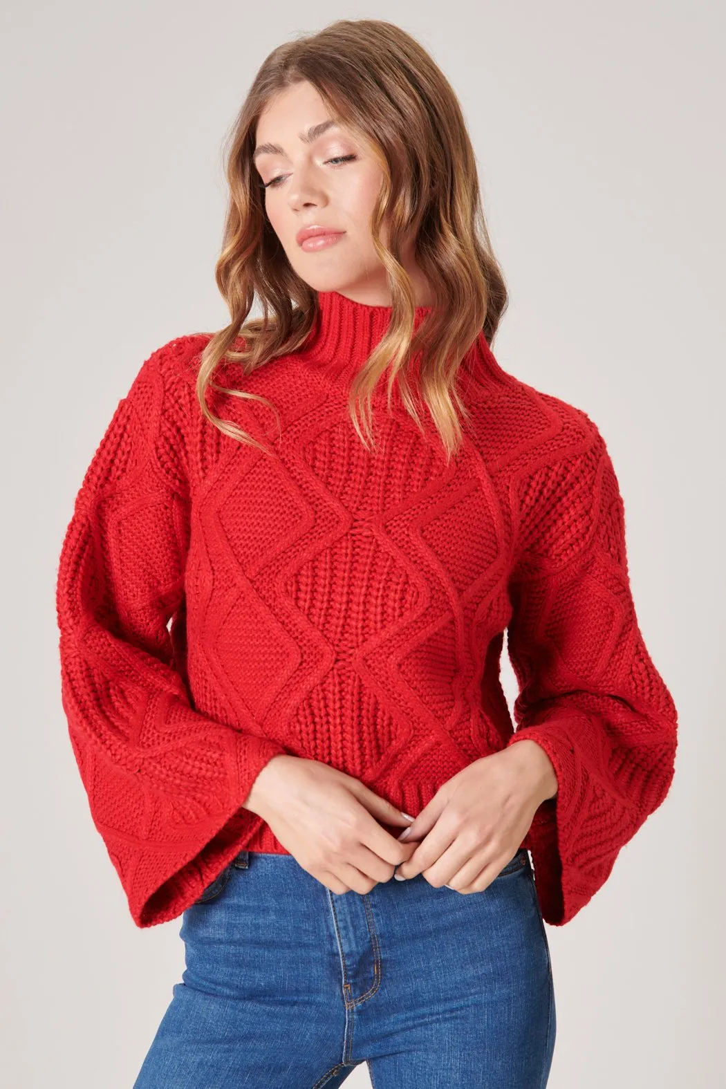 Ivy League Cable Knit Sweater