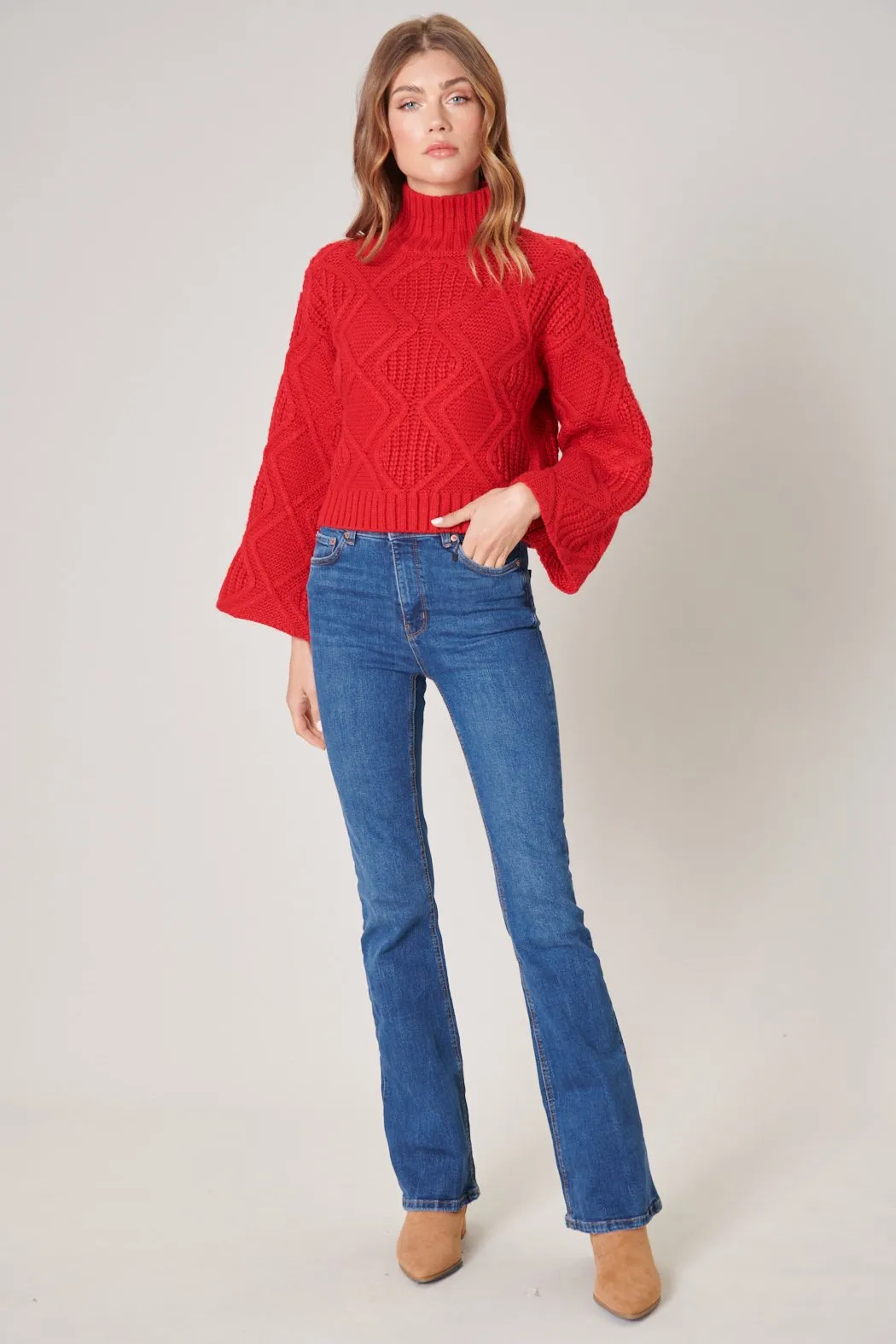 Ivy League Cable Knit Sweater