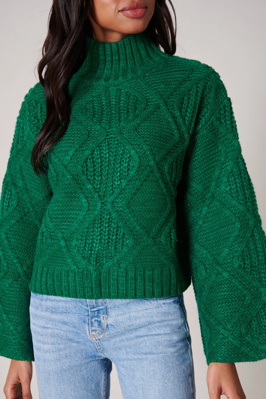 Ivy League Cable Knit Sweater