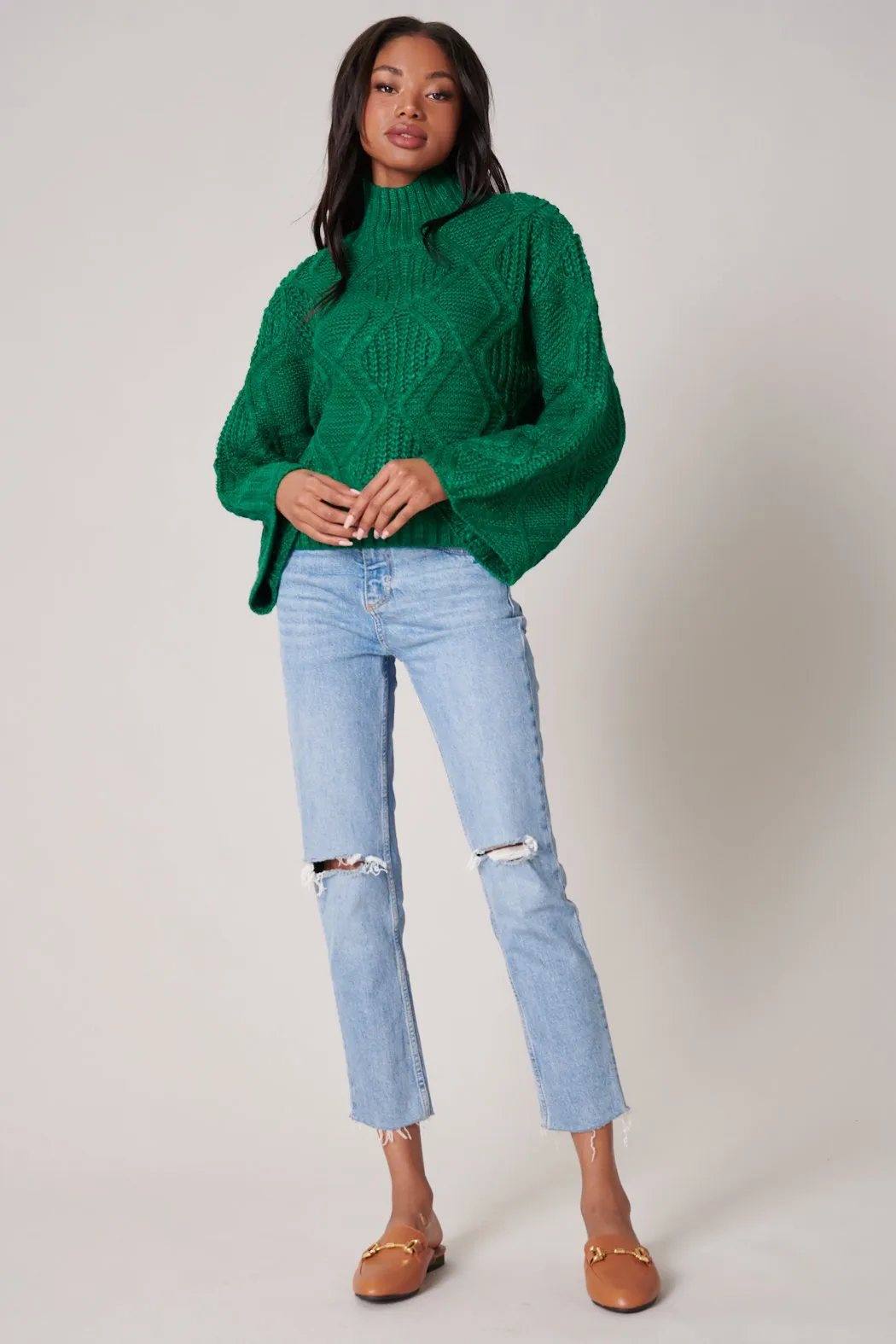 Ivy League Cable Knit Sweater