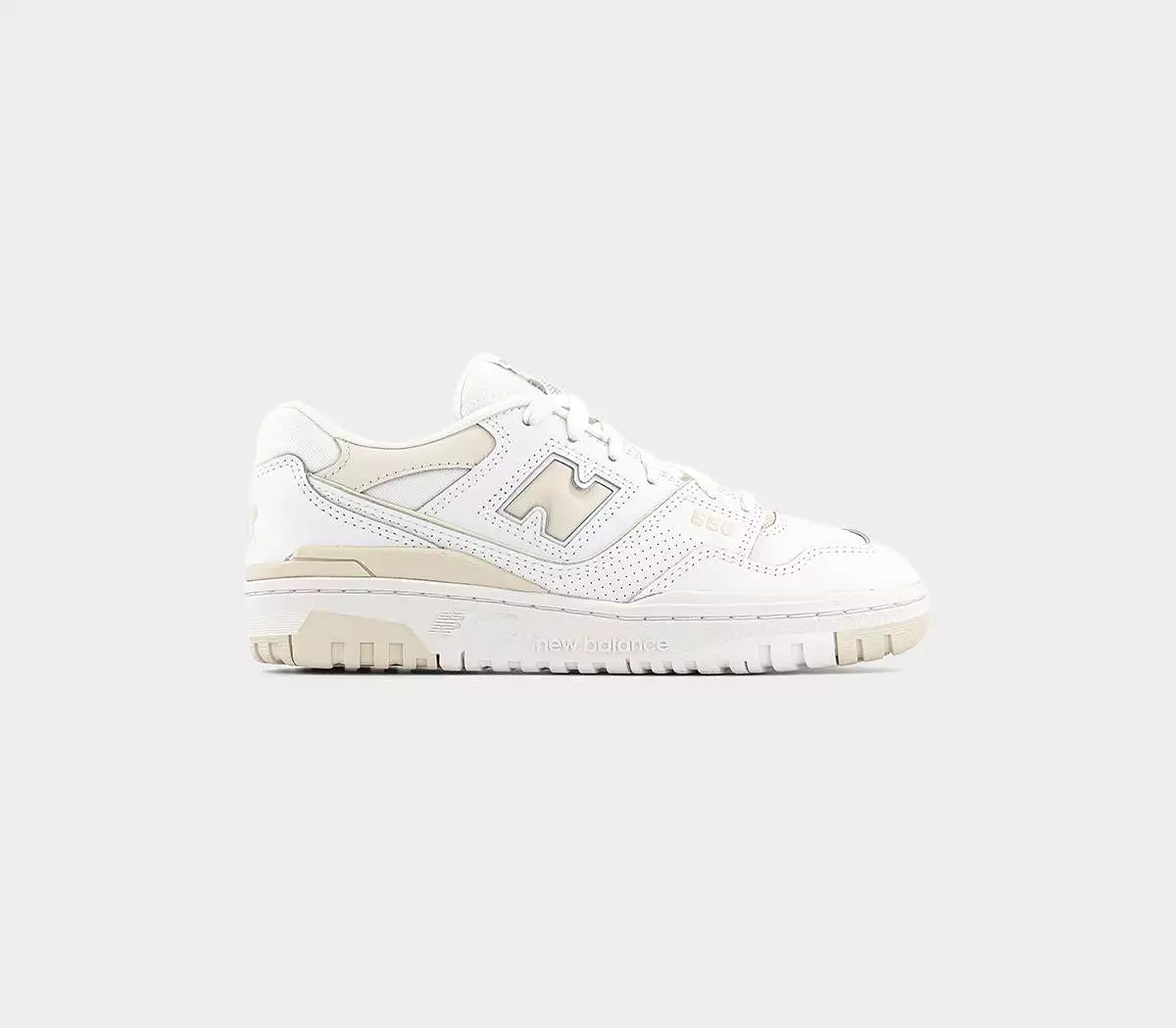 Kids New Balance BB550 Gs White Cream Trainers