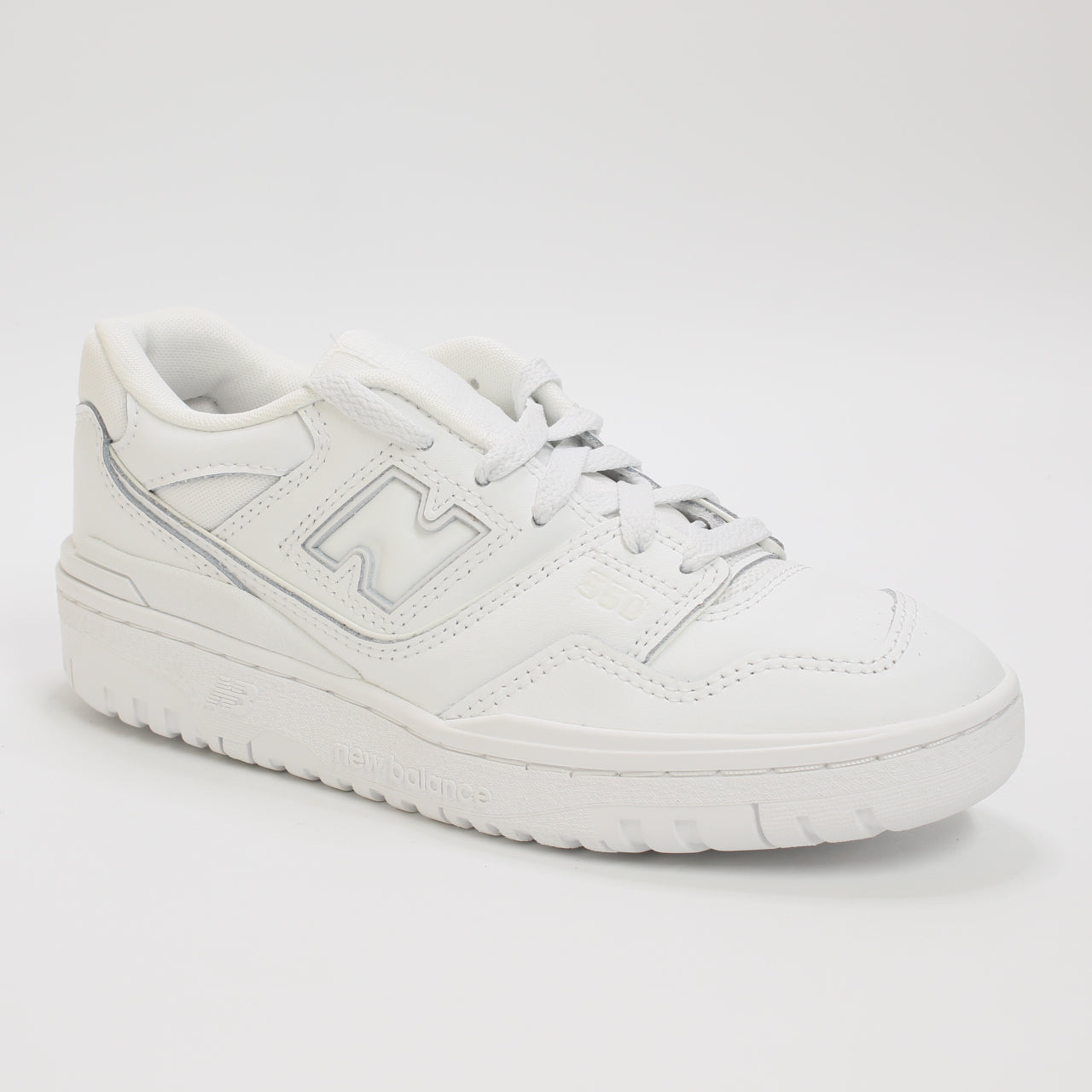 Kids New Balance BB550 Gs White Mono Trainers for sale