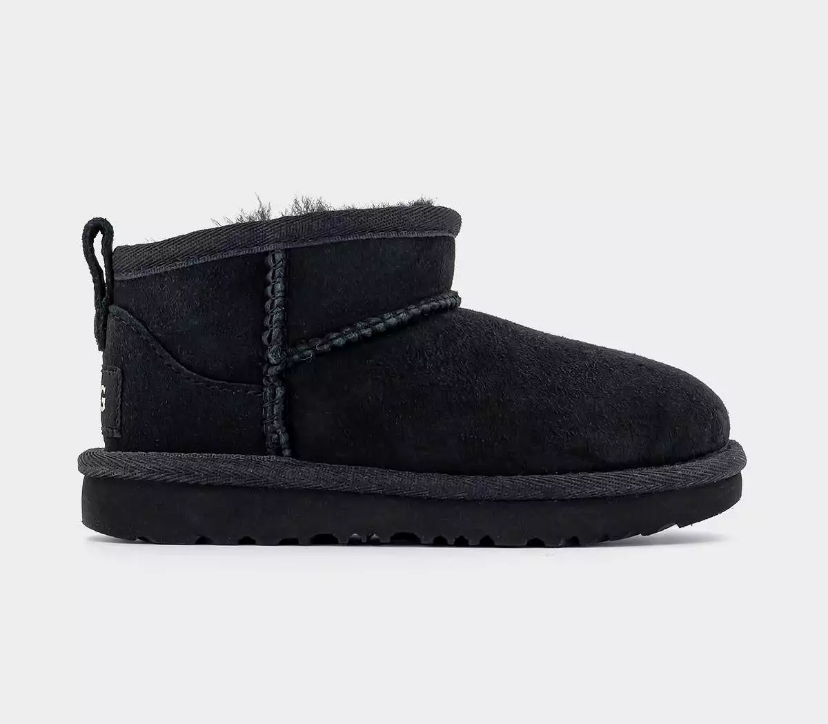 Kids UGG Classic Ultra Mini T Black - Buy Now