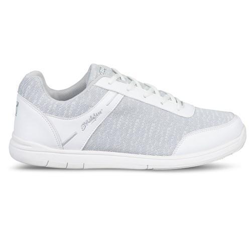 KR Men's Flyer Mesh White Grey Bowling Shoes