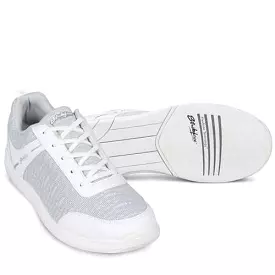 KR Men's Flyer Mesh White Grey Bowling Shoes