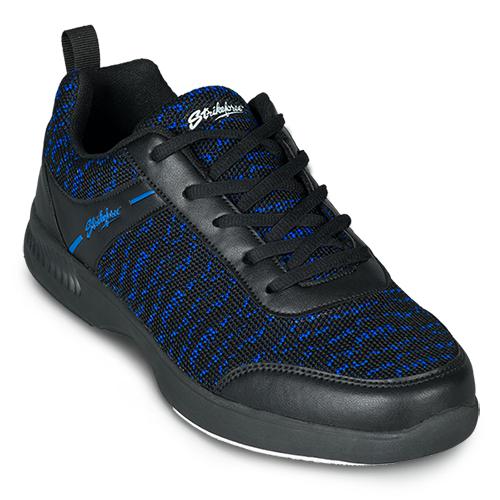 KR Strikeforce Men's Flyer Mesh Bowling Shoes Wide Black/Royal