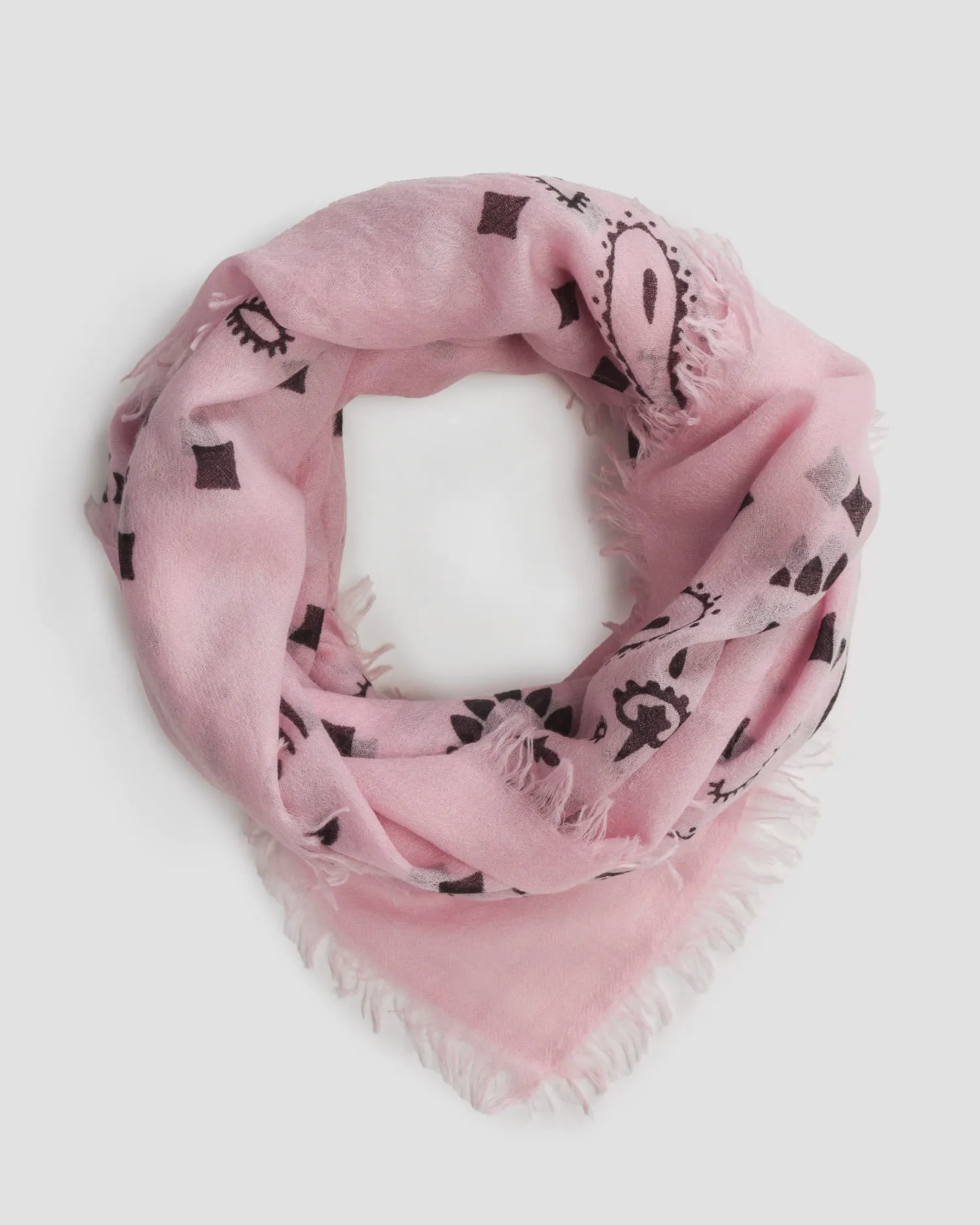 Kujten Effy Women's Pink Cashmere Scarf ak2904-232