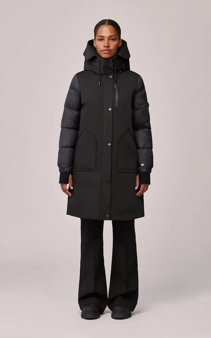 Ladies Hooded Down Coat - Mikaila