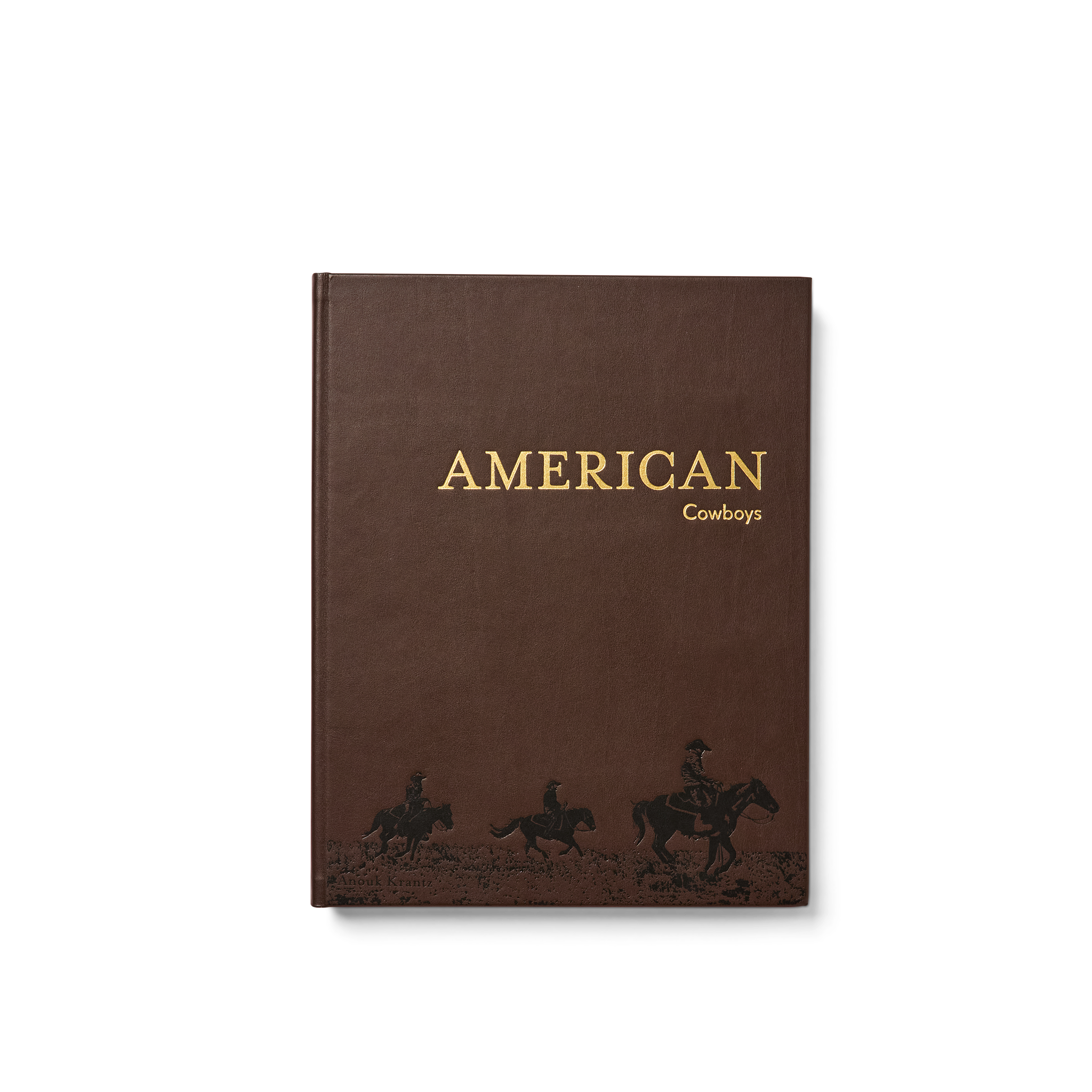 Brown Leather Bound Cowboy Book