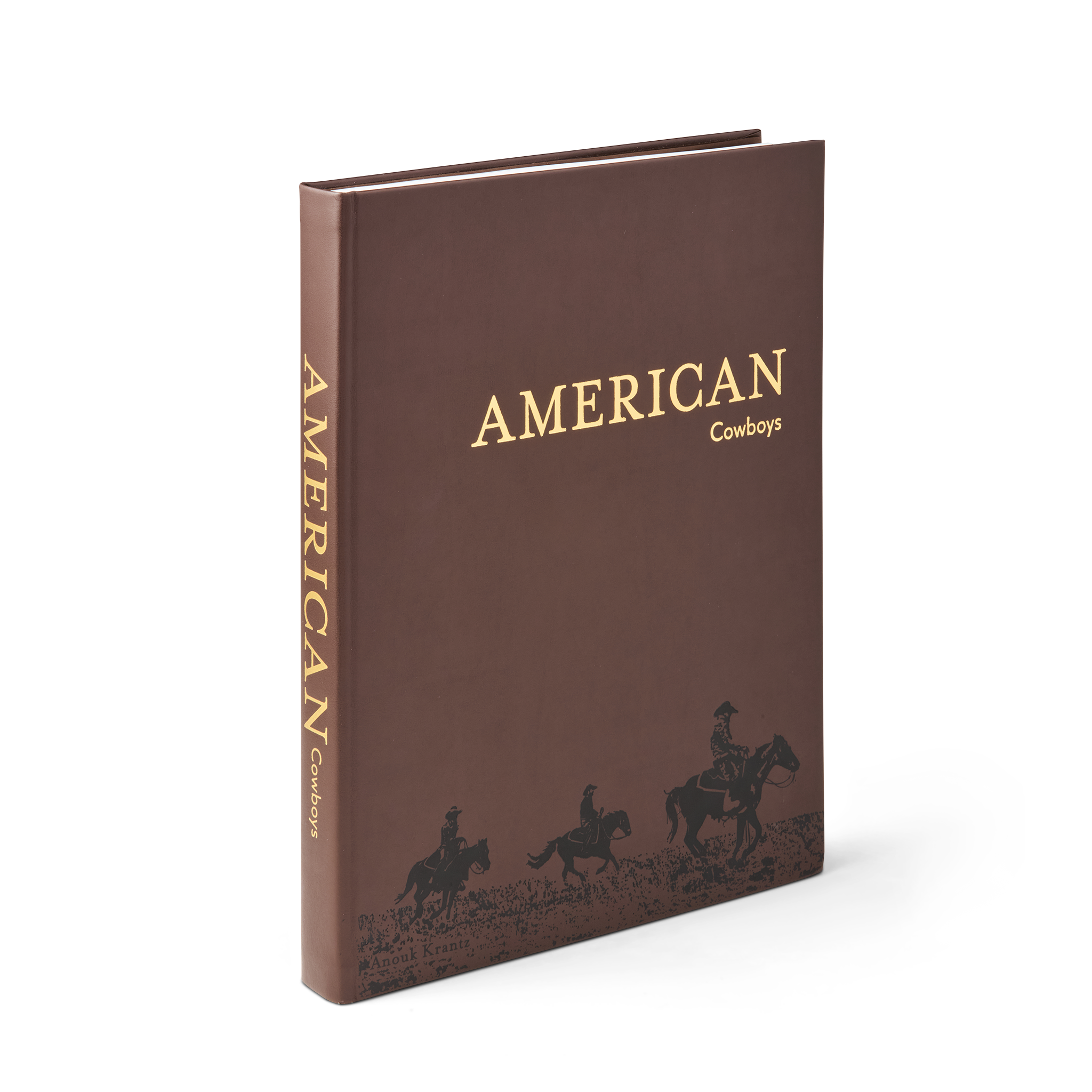 Brown Leather Bound Cowboy Book