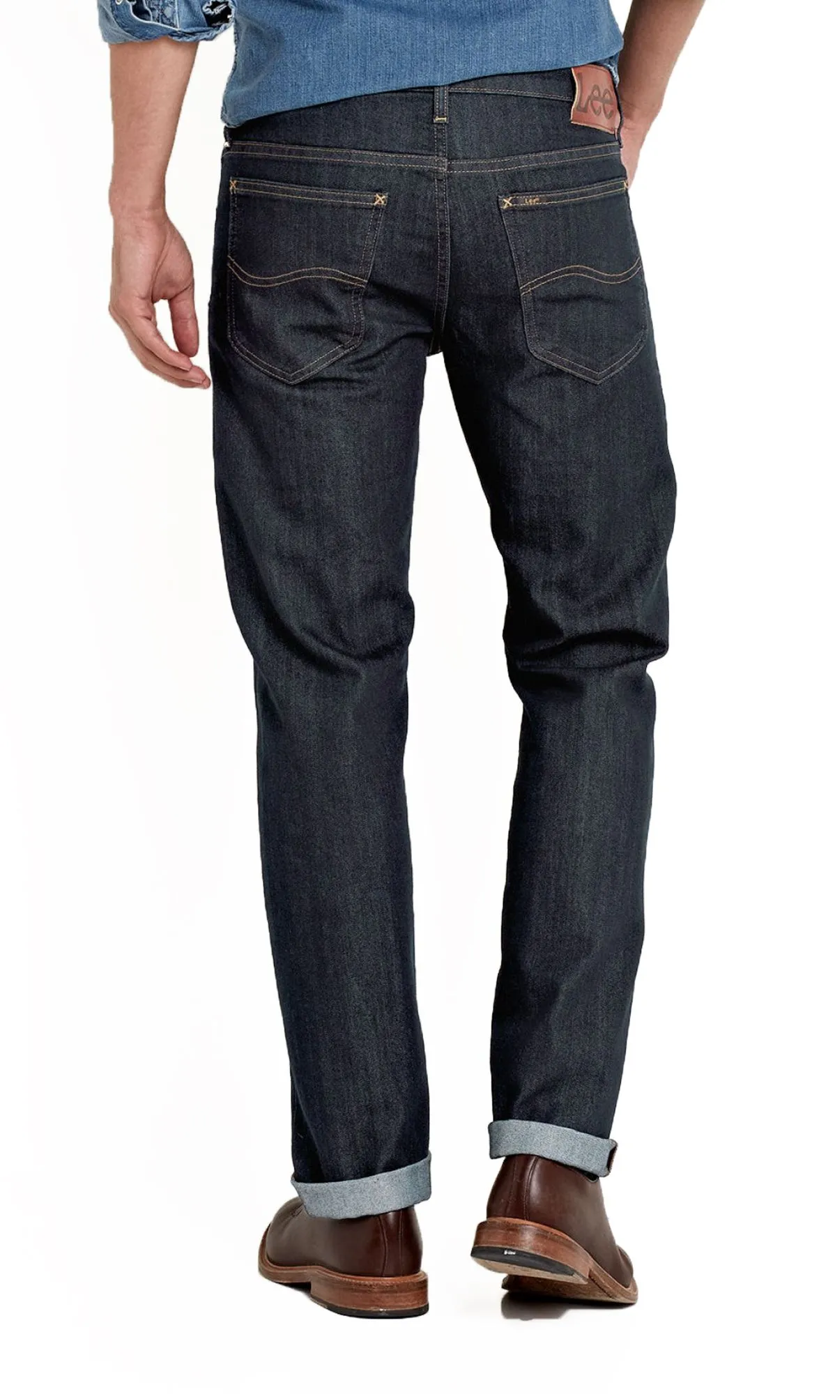 Lee Regular Rinse Straight Denim Jeans