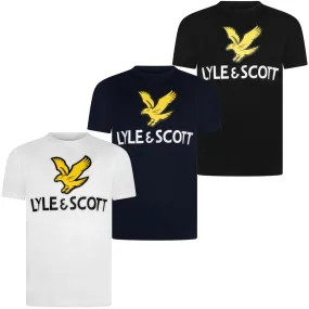 Lyle & Scott Boys T-Shirt - Short Sleeved - Eagle Logo