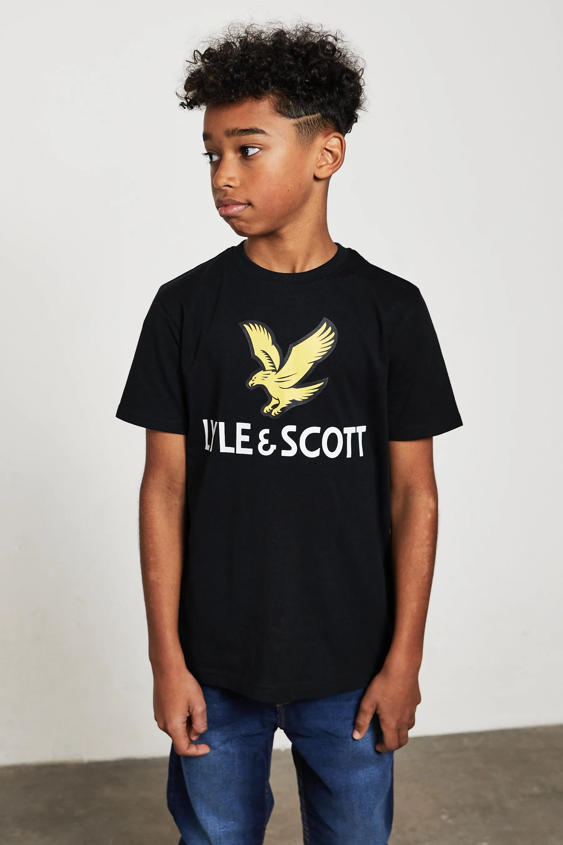 Lyle & Scott Boys T-Shirt - Short Sleeved - Eagle Logo