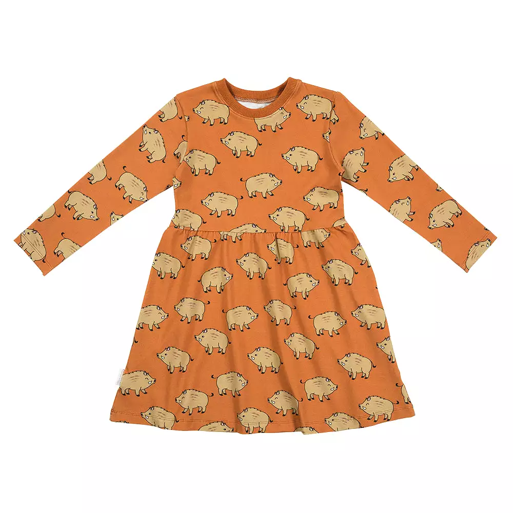 Malinami boar dress with long sleeves